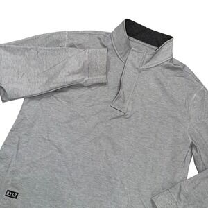 BYLT Premium Basics Elite Fairway Pullover Mens XXL Grey Long Sleeve Quarter Zip